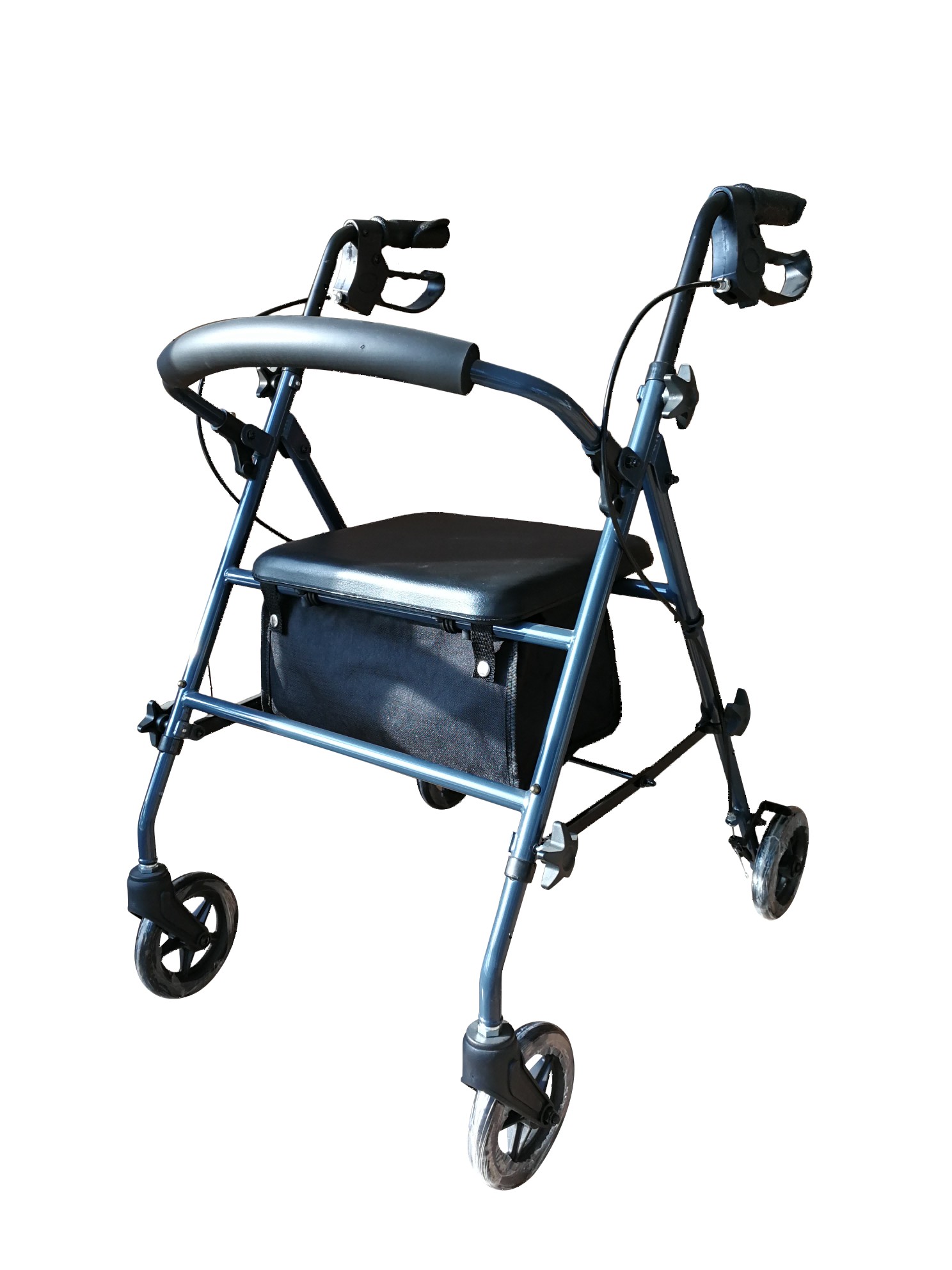 Steel Rollator Walker with Seat