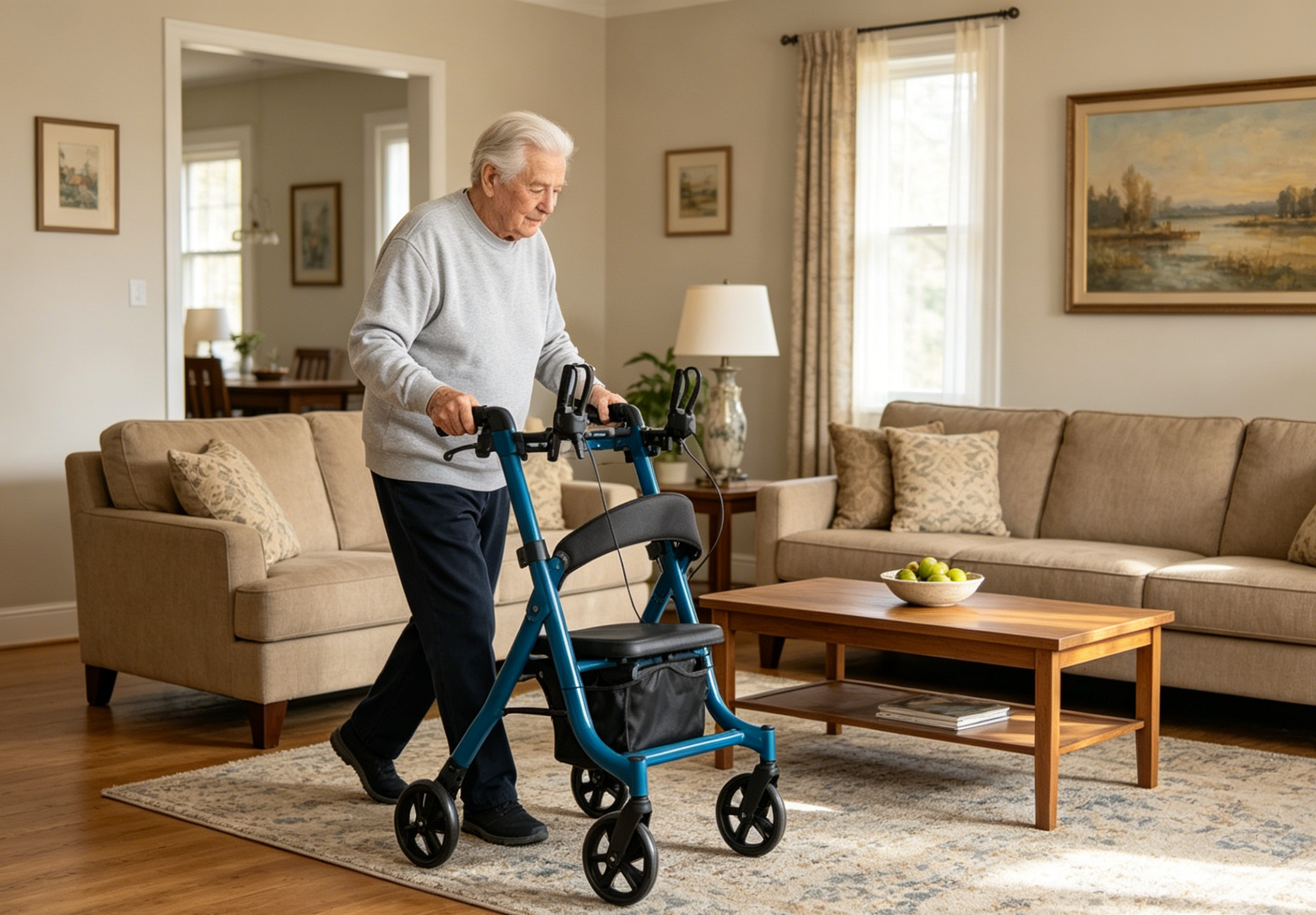 Deluxe Upright Rollator Deluxe Upright Rollator