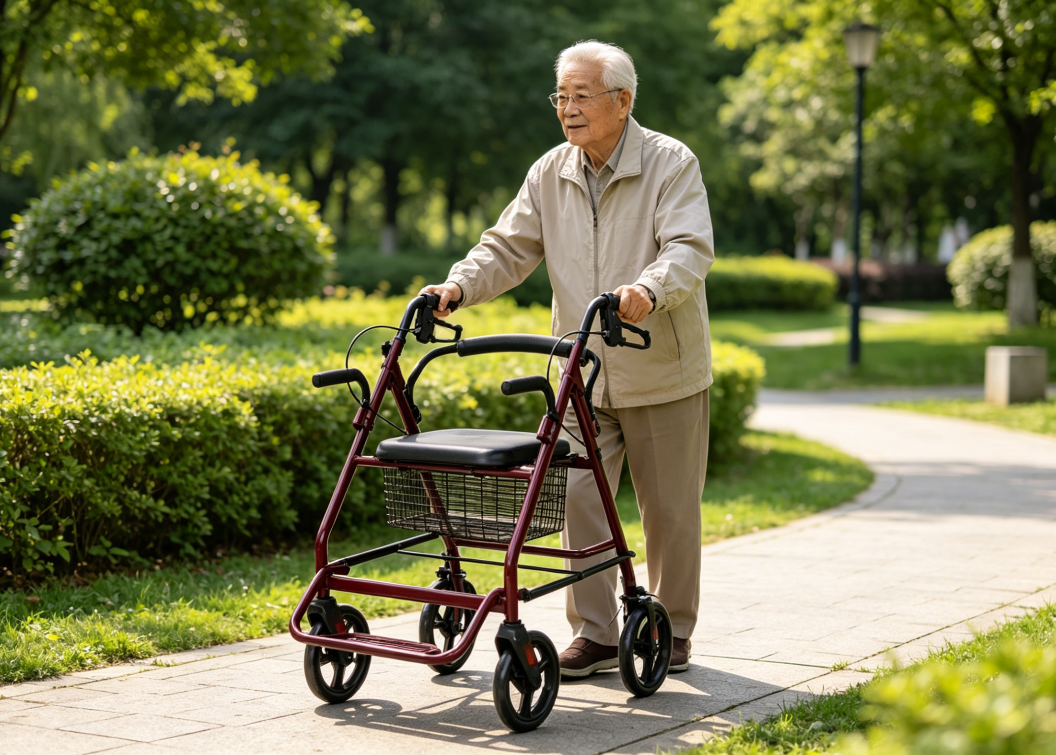 Functional Aluminum Rollator Functional Aluminum Rollator