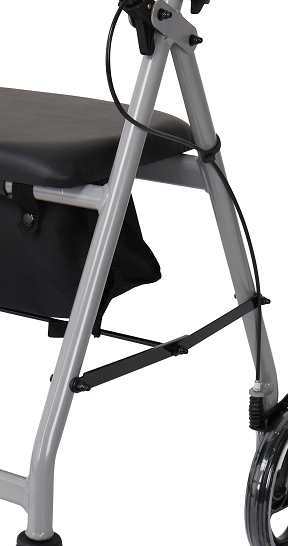 Hand Brake Equipped Bariatric Rollator