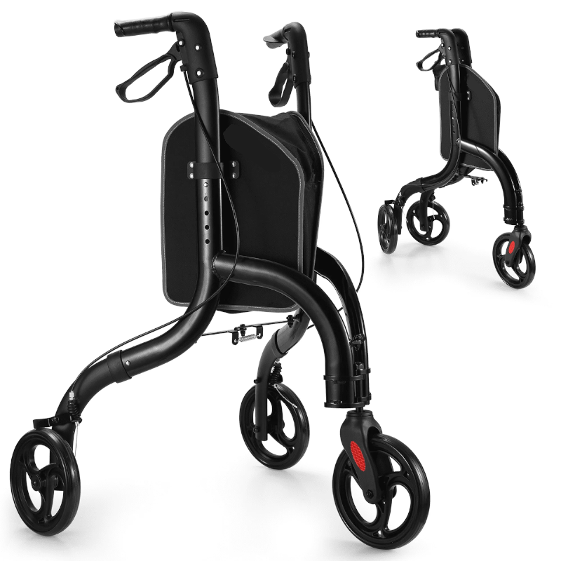 Adjustable Height 3 Wheel Rollator