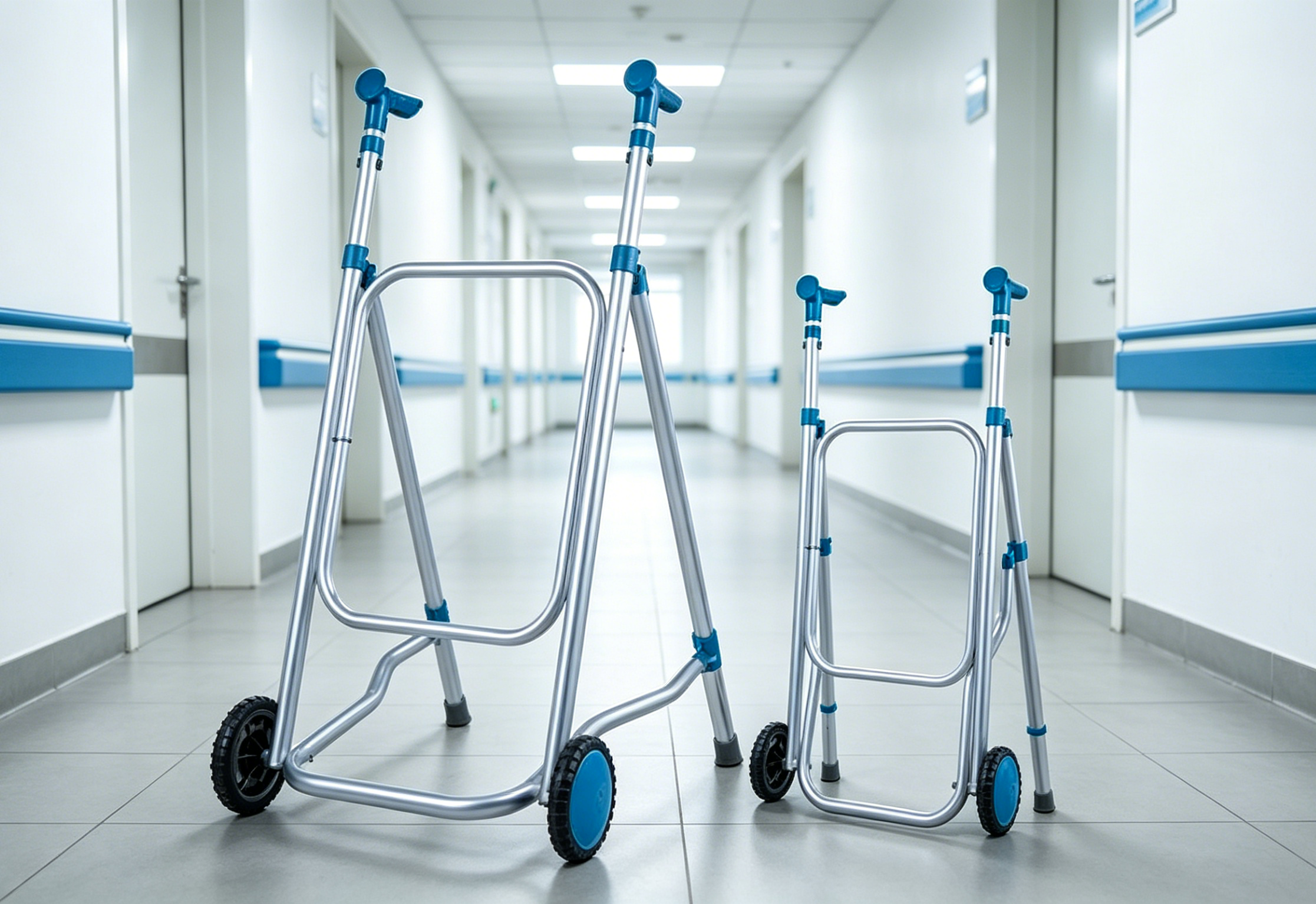Lightweight 2 Wheel Indoor Rollator