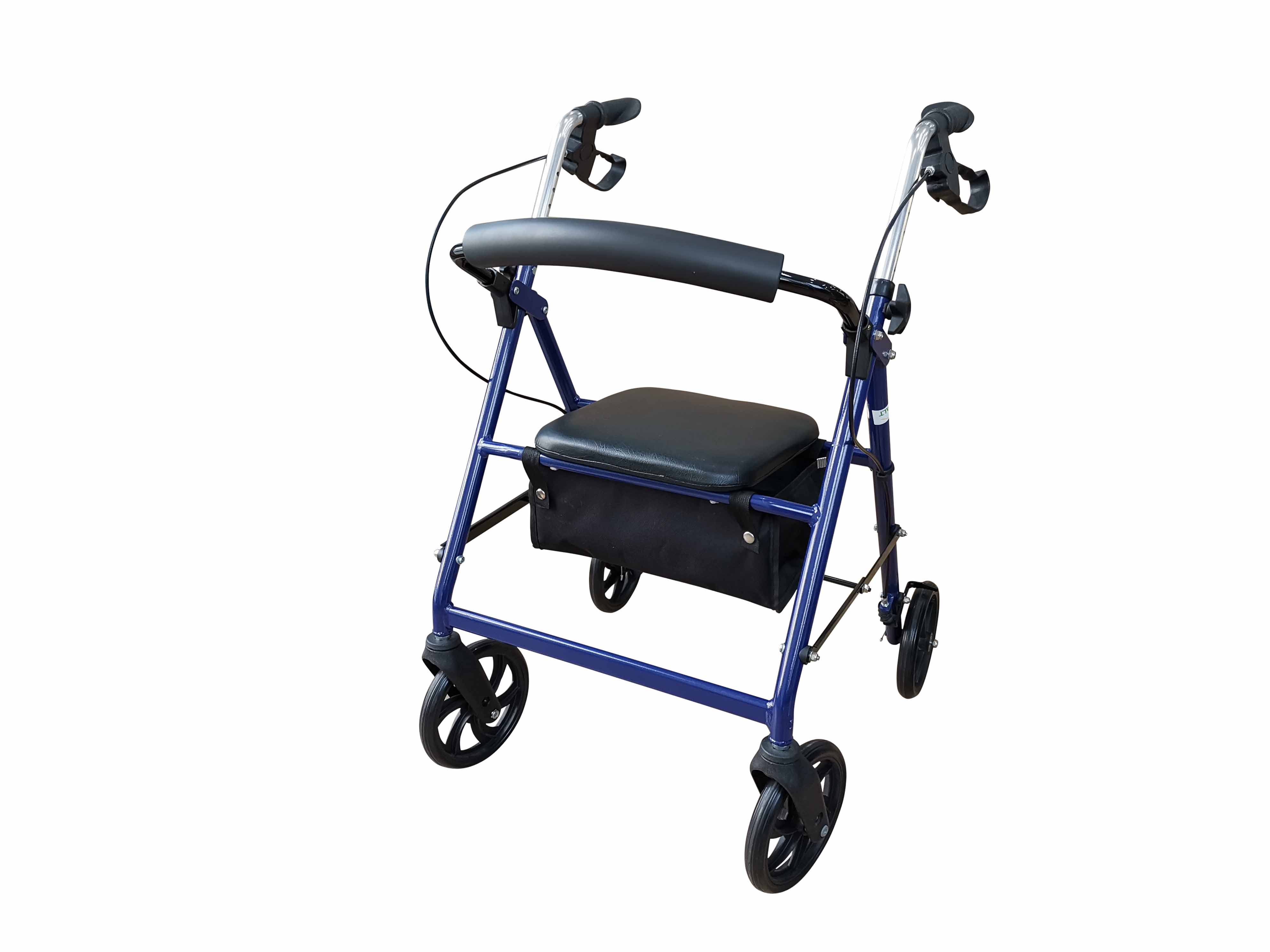 rehab rollator with hand brakes