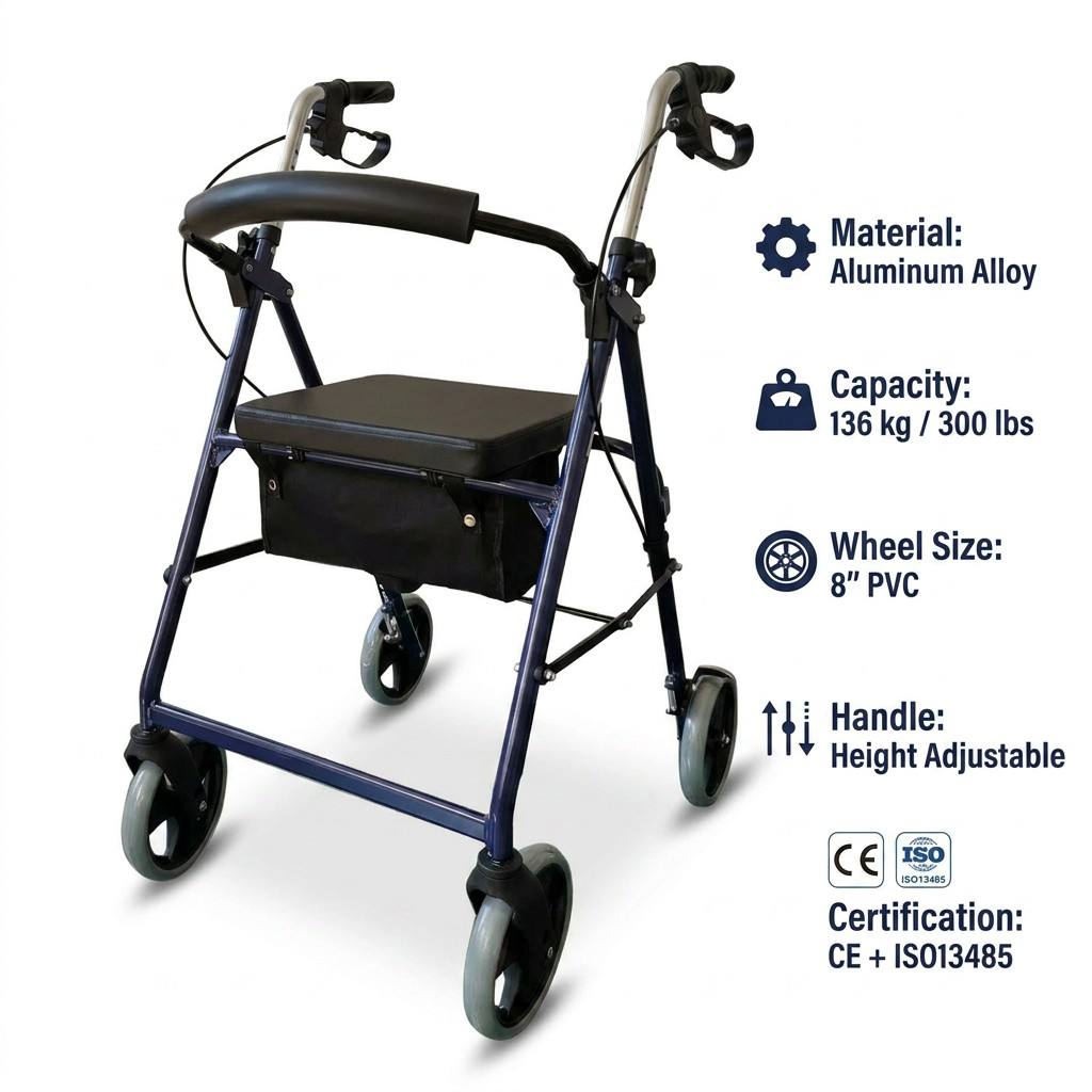 Classic Rollator Taller use