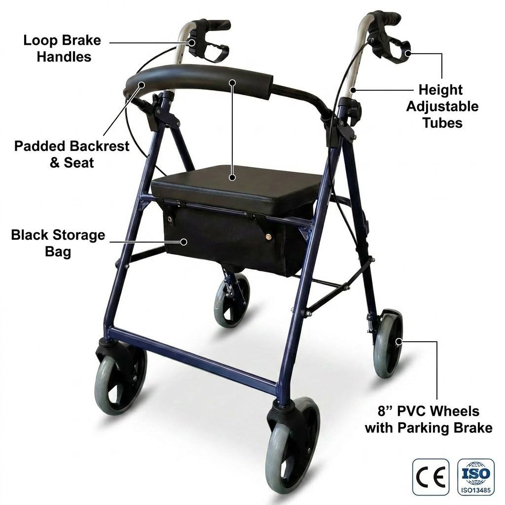 4 Wheel Rollator
