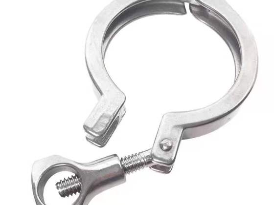Stainless Steel TC Single Pin Sanitary Hinge Clamp