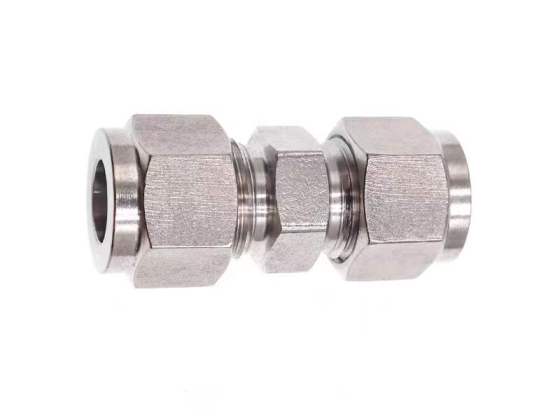 Steel Compression Tube Fitting 3/8 Inch Tube OD Adapter