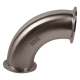 45 90 Degree Sanitary Stainless Steel TC Pipe Elbow