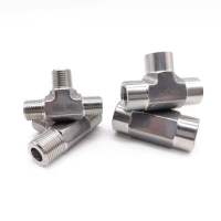 Stainless Steel JIC Or NPT Clover Tee Various Sizes