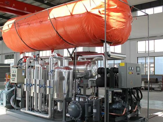 Carbon Dioxide Bulk Storage CO2 Recovery Plant System