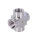 Stainless Steel JIC Or NPT 4-Way Cross SS304