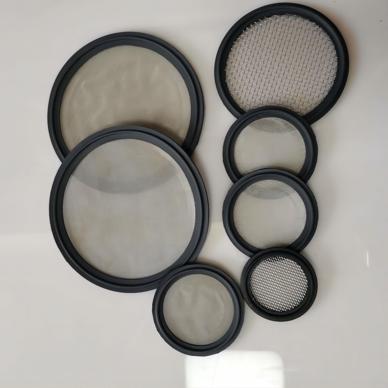 Tri-Clamp Viton Or Buna Gasket With Screen Mesh