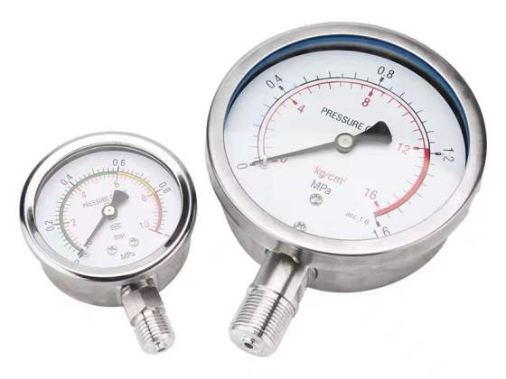 350psi Stainless Steel Pressure Gage With NPT Adapter