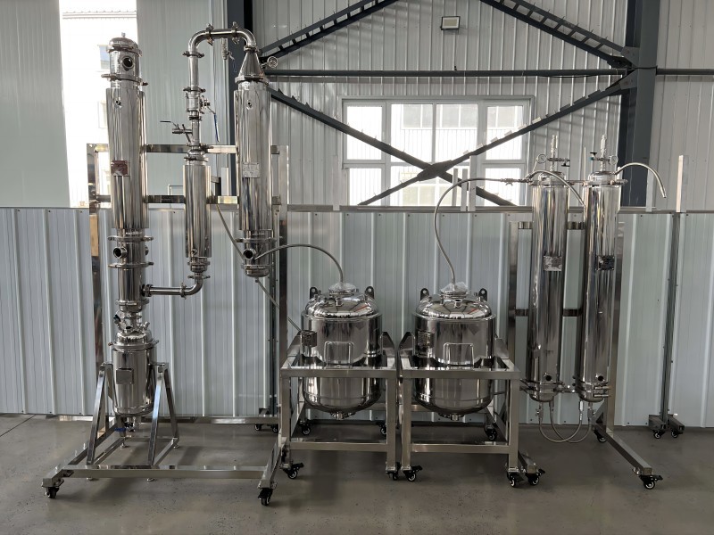 8 Inch Evaporation Faling Film Equipment With Rack