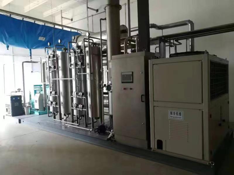Carbon Dioxide Bulk Storage CO2 Recovery Plant System