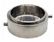 Stainless Steel Tri-Clamp Flat Bottom Reducer Vessel