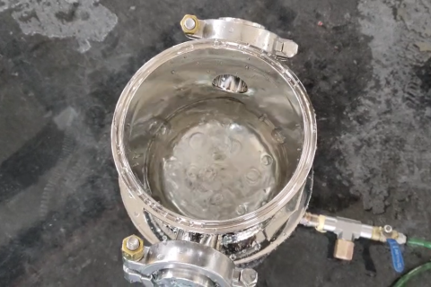 Pressure test before delivery