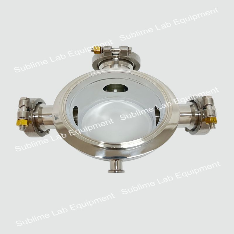 6×6 Inch Sanitary Column Weld 2×2inch TC Sight Glasses