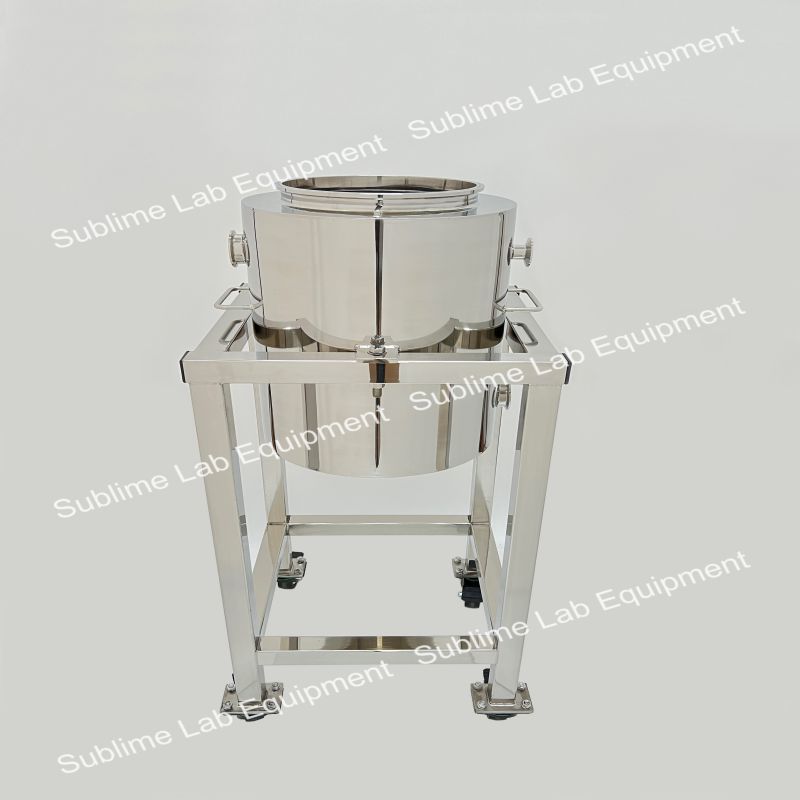 Stainless Steel Tri-Clamp Jacketed Material Column