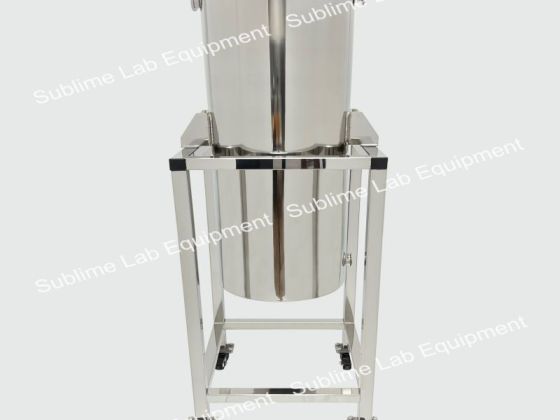 Stainless Steel Tri-Clamp Jacketed Material Column