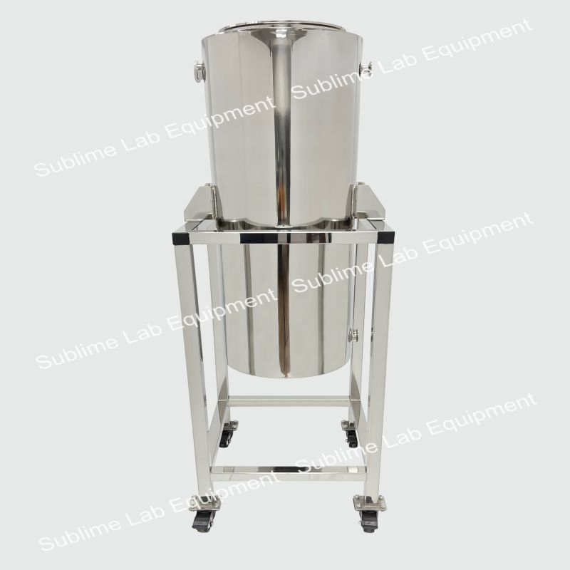 Stainless Steel Tri-Clamp Jacketed Material Column