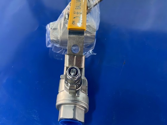 Sanitary Two Piece Ball Valve - JIC Or NPT SS304