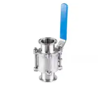 Válvula Esférica Sanitária de Duas Peças - Tri Clamp SS304