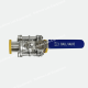 Sanitary Three Piece Ball Valve - Tri Clamp SS304