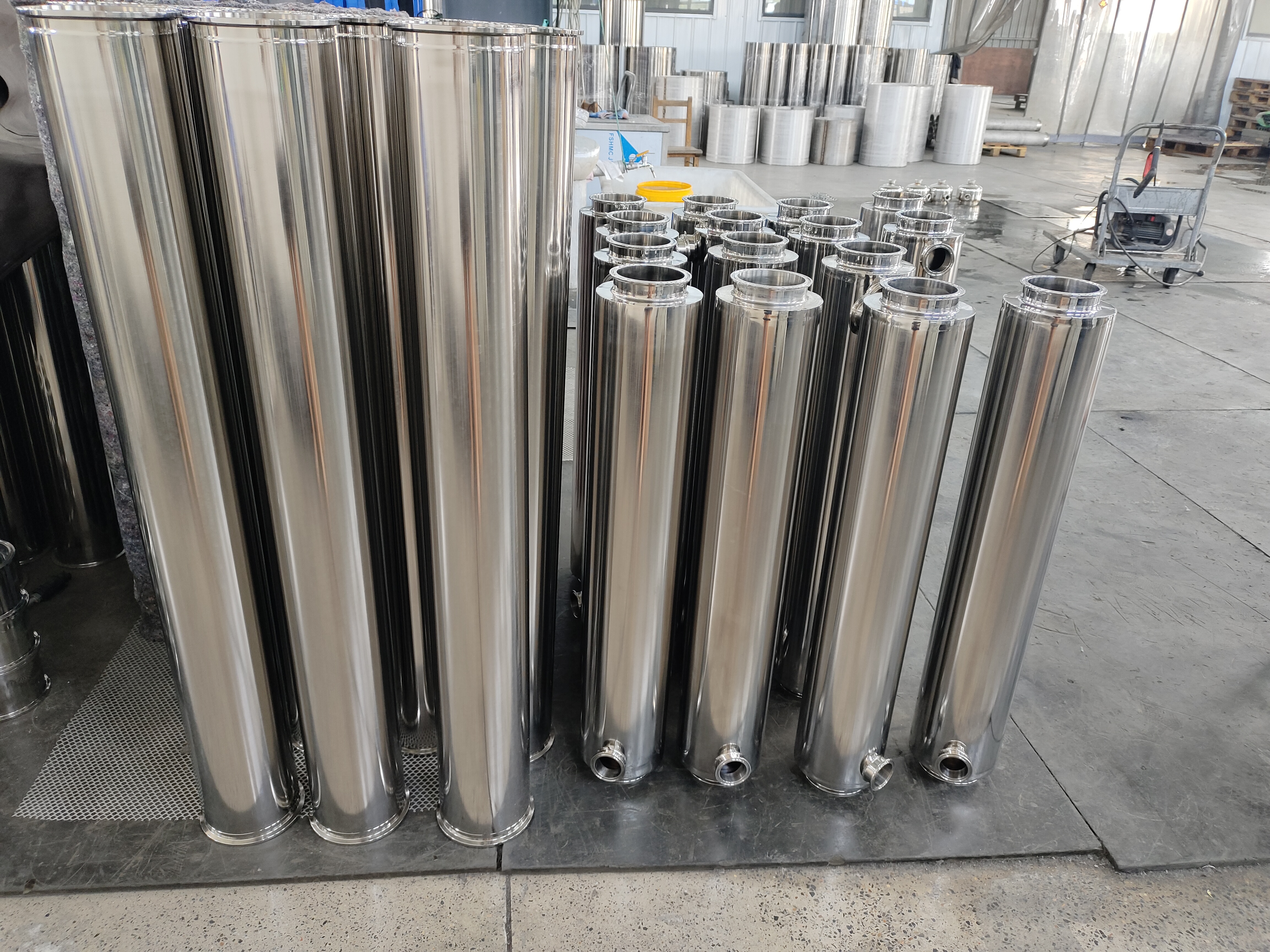 Stainless steel material column