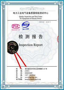 TYPE TEST REPORT FOR INSULATOR FITTING STRINGS