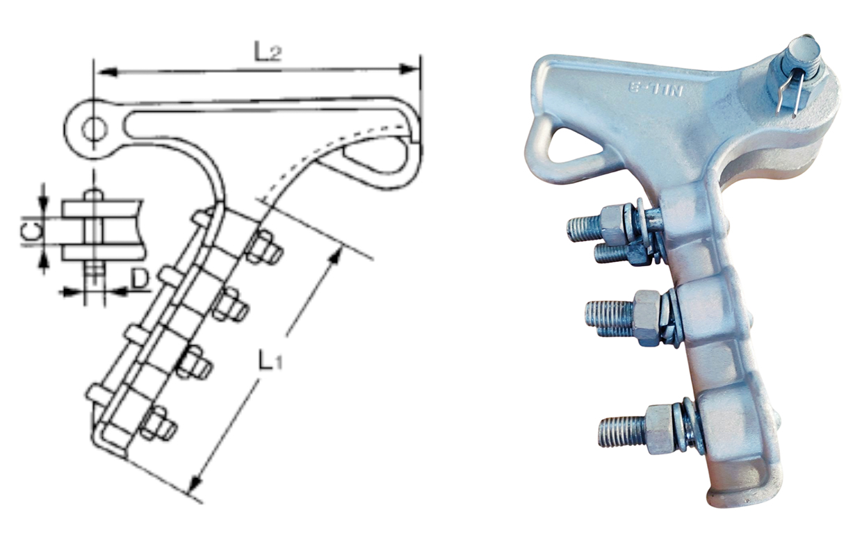 tension clamp bolted type