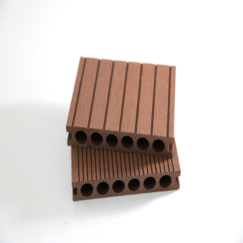 WPC Solid Extrusion Composite Decking For Outdoor