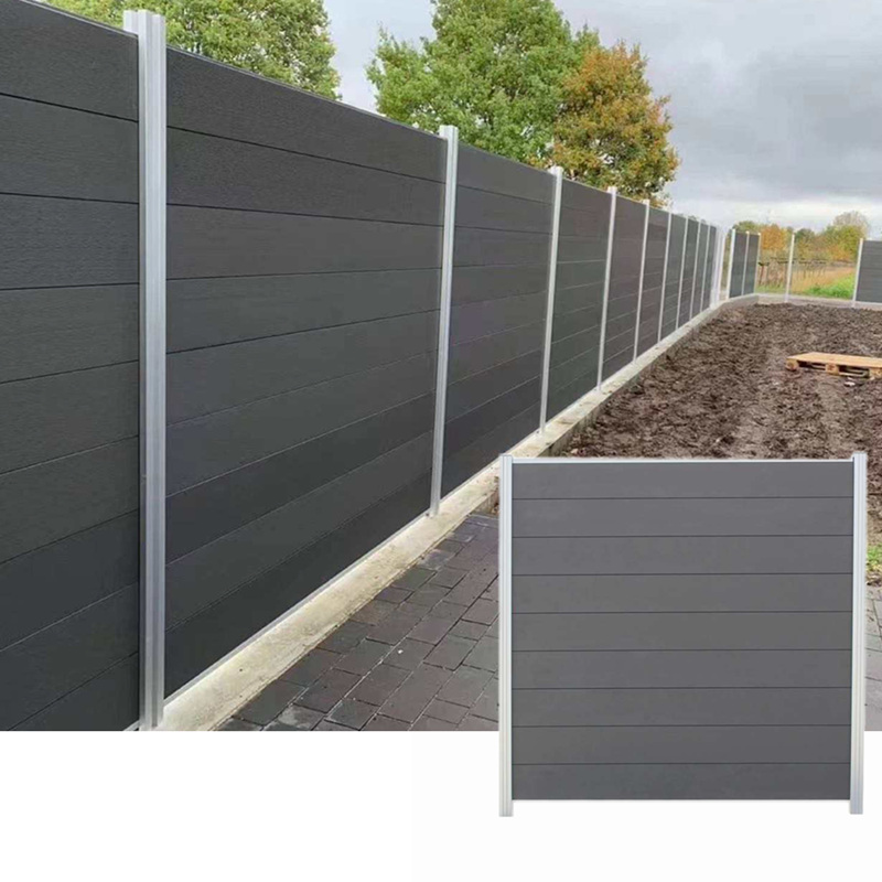 Composite Wood Privacy Garden Fence Panels