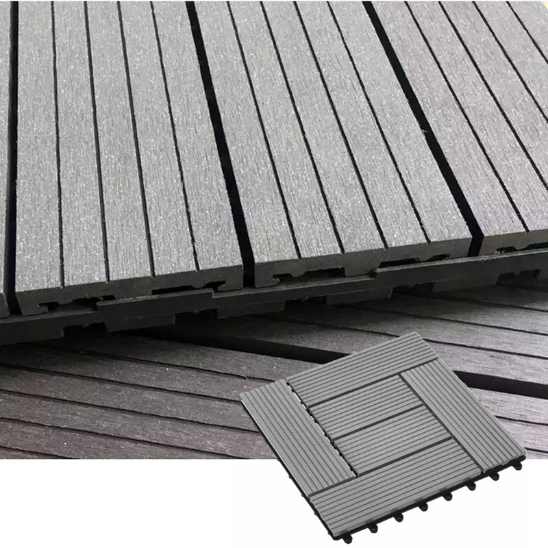 Fire Resistance WPC Deck Tile For Outdoor