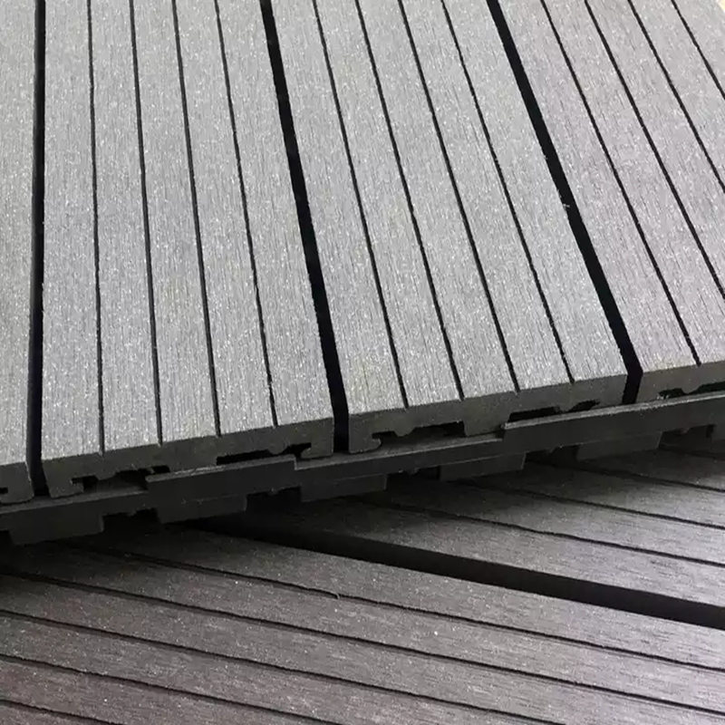 Fire Resistance WPC Deck Tile For Outdoor