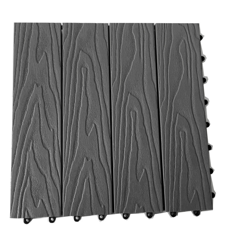 Fire Resistance WPC Deck Tile For Outdoor