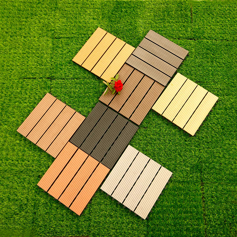 Outdoor Garden Wpc Flooring Decking Tiles