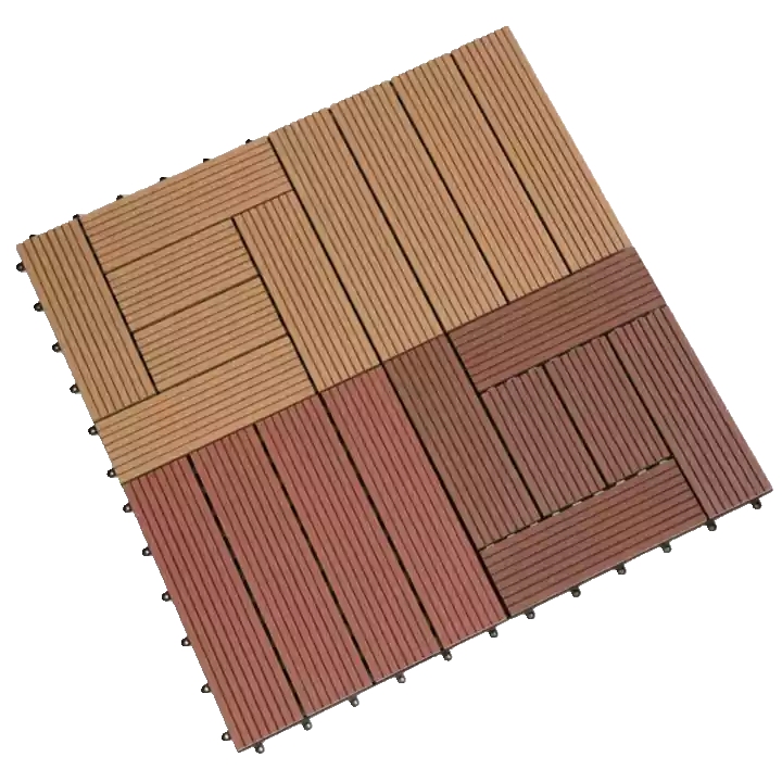 Prefabricate Composite Deck Faux Wood Decking For Garden