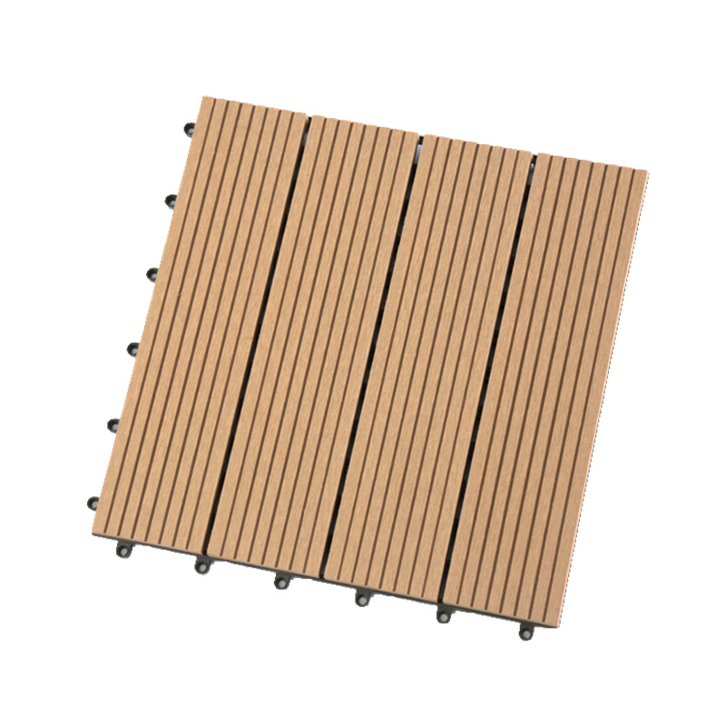 Wpc Vertical Grain Waterproof Floor For Garden