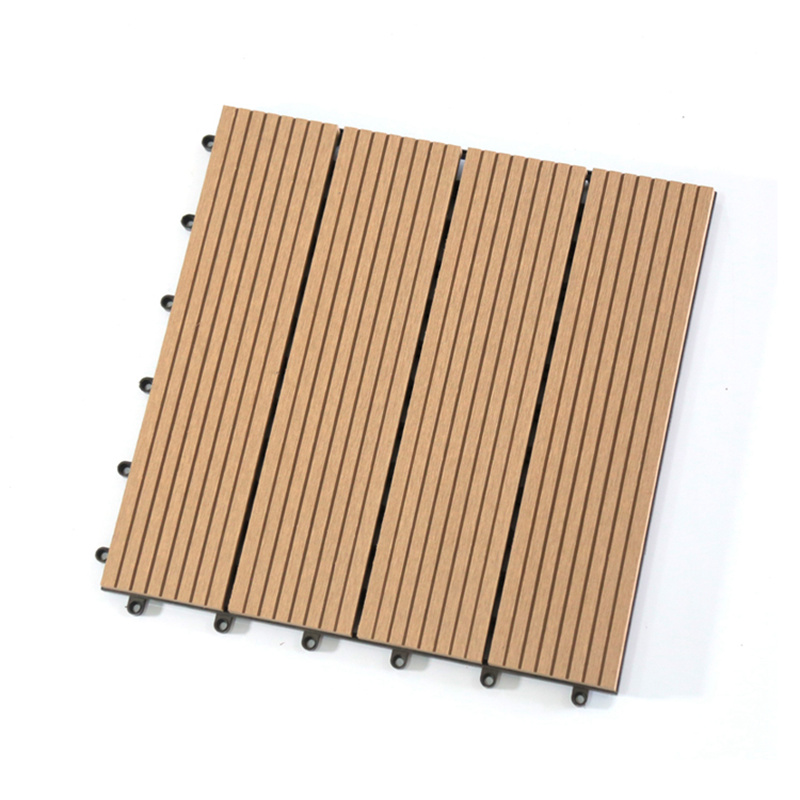 Wpc Vertical Grain Waterproof Floor For Garden