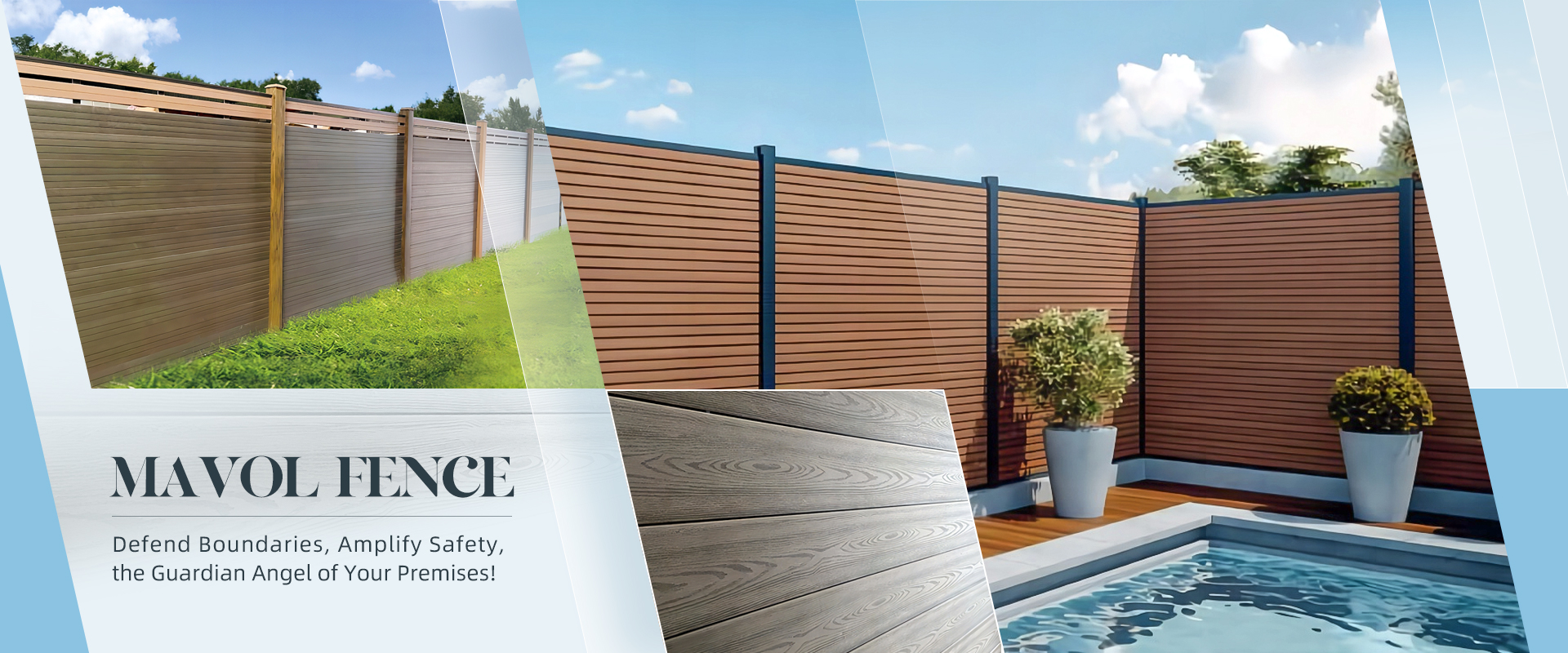 Outdoor Wpc Fence Panels