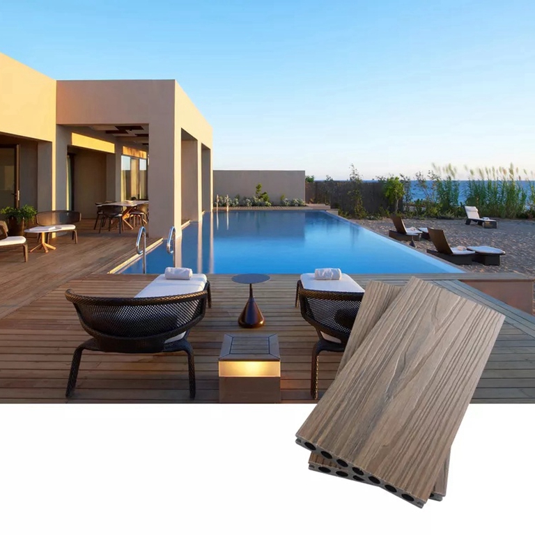 china manufacture indoor PE wpc flooring decking