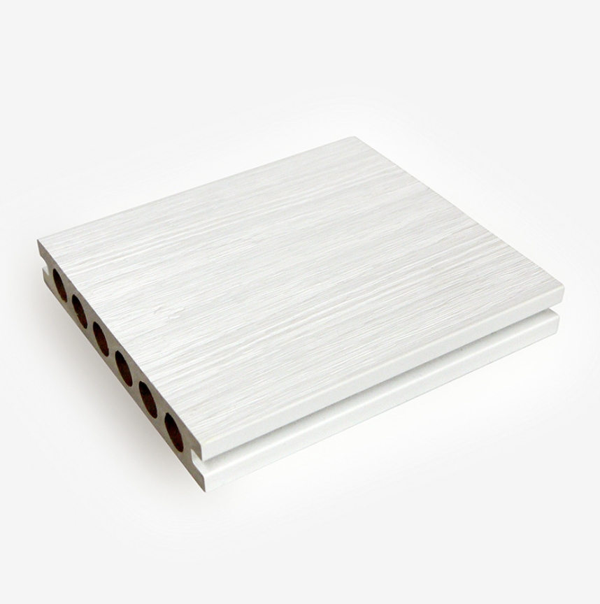 eco white waterproof landscaping co extruded decking