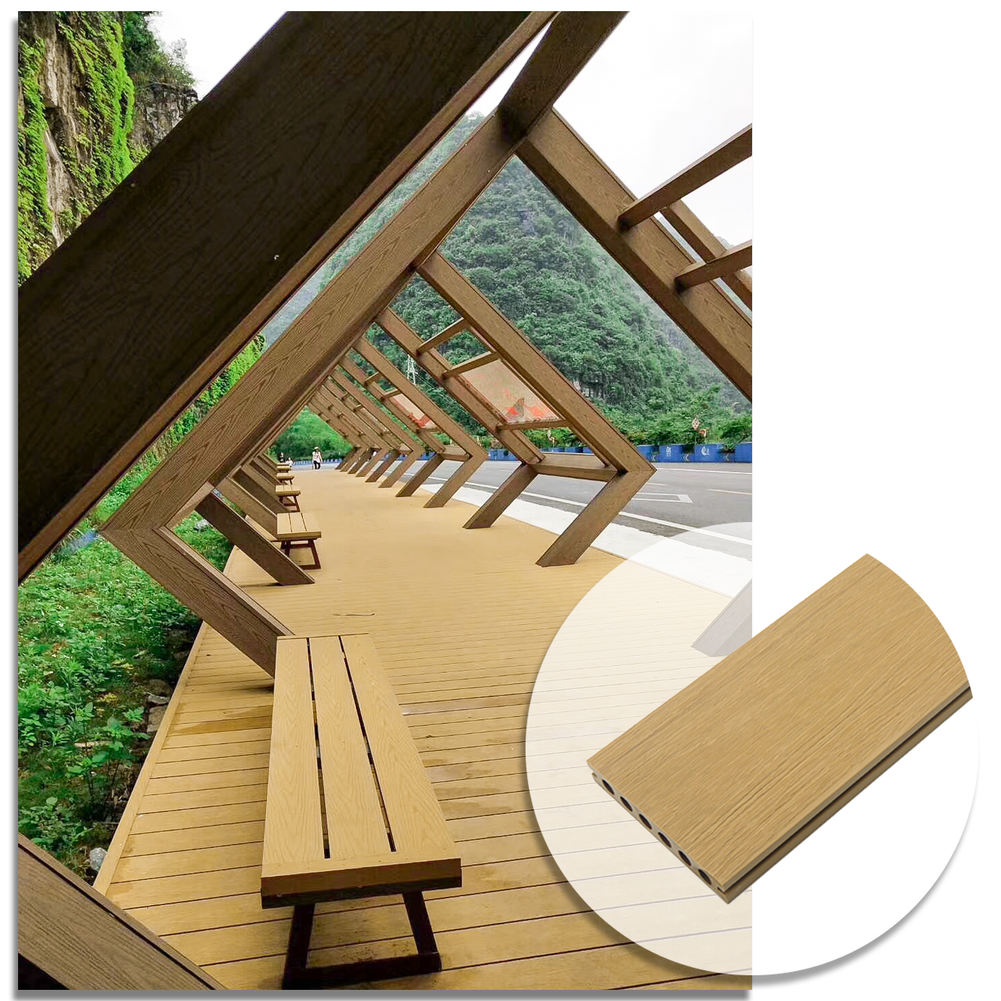 high quality wpc decking