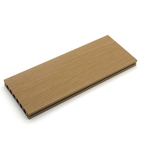 recycling wood grain co-extrusion decking plank