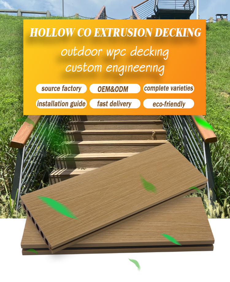 co-extrusion decking plank