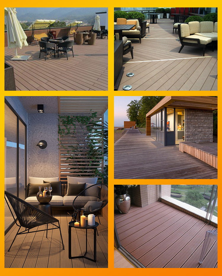 narrow grooved decking