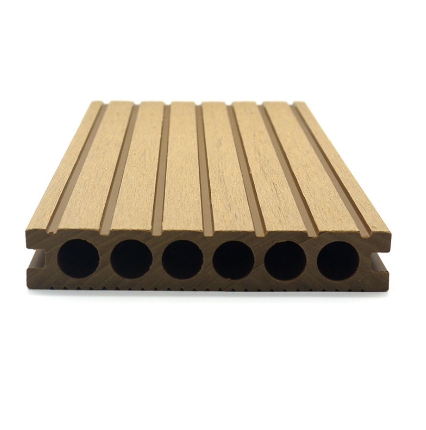 hollow core composite decking sheets for backyard