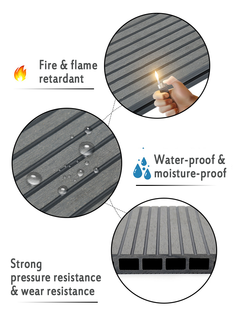 Weather resistance wpc decking