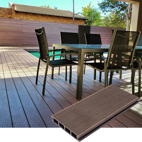 coffee outdoor stain proof PE wood decking planks